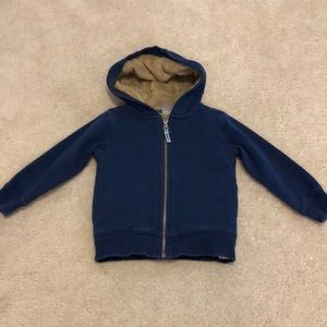 Carters Toddler Boys Blue Lined Hoodie Size 3T